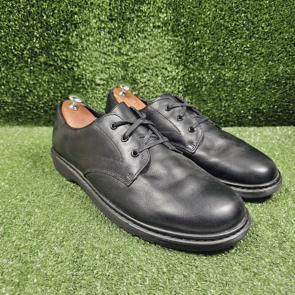 Dr Martens Andre Black Leather Oxford 3 Eye Soft Wair Casual Shoes Mens Size 13